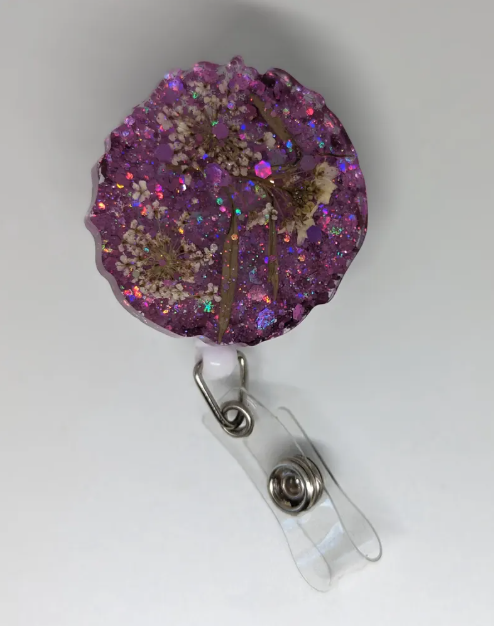 Flower Badge Reel