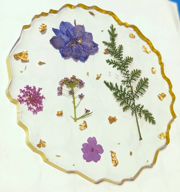 Flower Epoxy Coaster